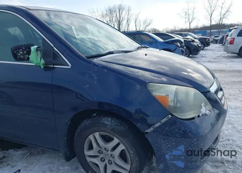 2007 Honda Odyssey Ex-L из США, поврежденный, VIN 5FNRL38657B044418